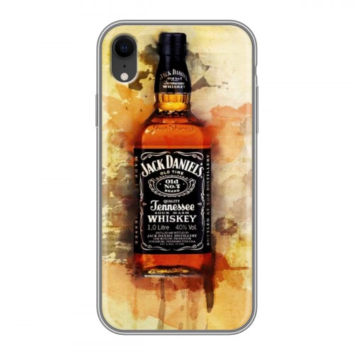 Дизайнерский силиконовый чехол для Iphone Xr Jack Daniels