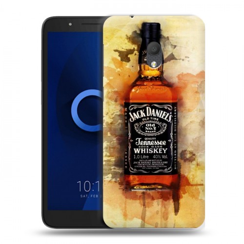 Дизайнерский пластиковый чехол для Alcatel 1C (2019) Jack Daniels