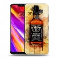 Дизайнерский пластиковый чехол для LG G8 ThinQ Jack Daniels