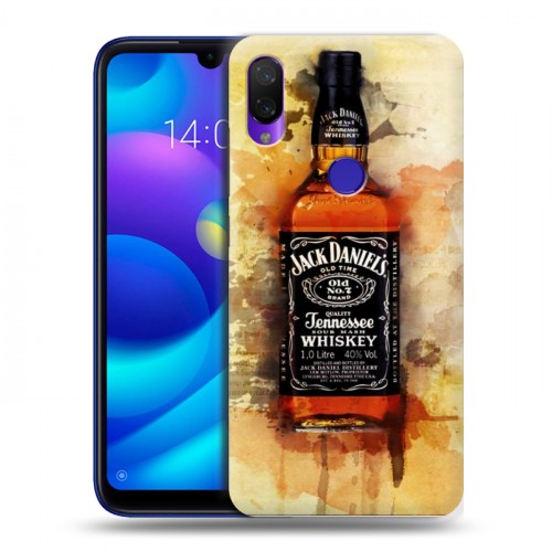 Дизайнерский пластиковый чехол для Xiaomi Mi Play Jack Daniels