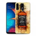 Дизайнерский пластиковый чехол для Samsung Galaxy A20s Jack Daniels