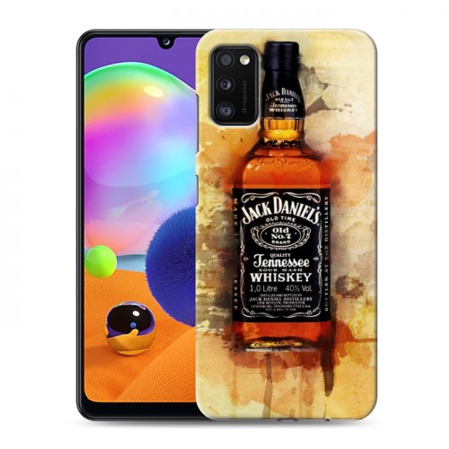 Дизайнерский силиконовый чехол для Samsung Galaxy A41 Jack Daniels