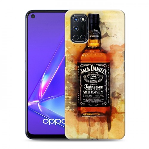 Дизайнерский пластиковый чехол для OPPO A52 Jack Daniels