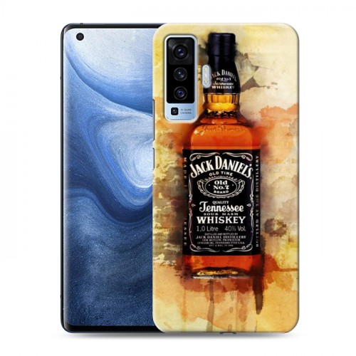 Дизайнерский пластиковый чехол для Vivo X50 Jack Daniels