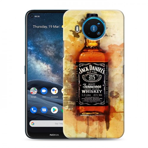 Дизайнерский силиконовый чехол для Nokia 8.3 Jack Daniels