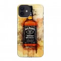 Дизайнерский силиконовый чехол для Iphone 12 Jack Daniels