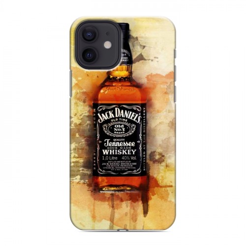 Дизайнерский силиконовый чехол для Iphone 12 Jack Daniels