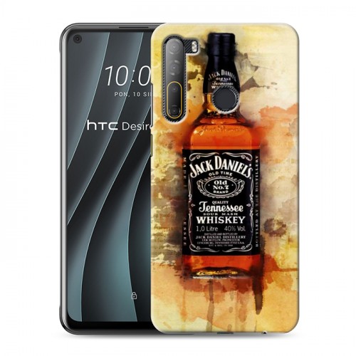 Дизайнерский пластиковый чехол для HTC Desire 20 Pro Jack Daniels