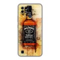 Дизайнерский силиконовый чехол для Realme C21 Jack Daniels