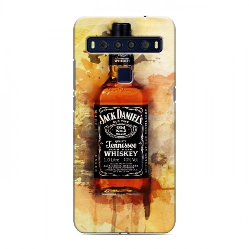 Дизайнерский пластиковый чехол для TCL 10L Jack Daniels