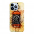 Дизайнерский силиконовый чехол для Iphone 13 Pro Jack Daniels