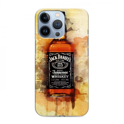 Дизайнерский силиконовый чехол для Iphone 13 Pro Jack Daniels