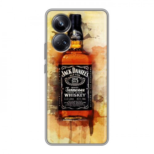 Дизайнерский силиконовый чехол для Realme 10 Pro Plus Jack Daniels