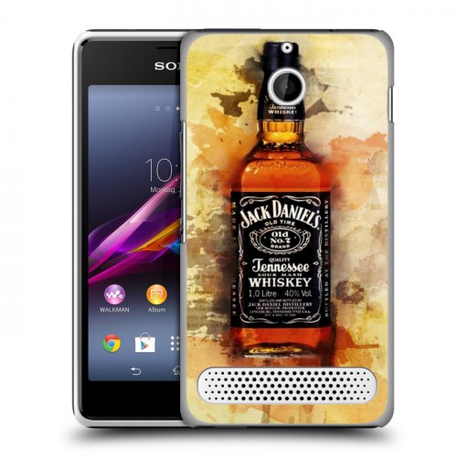 Дизайнерский силиконовый чехол для Sony Xperia E1 Jack Daniels