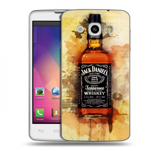 Дизайнерский пластиковый чехол для LG L60 Jack Daniels