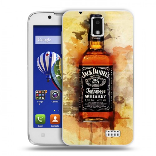 Дизайнерский пластиковый чехол для Lenovo A328 Jack Daniels