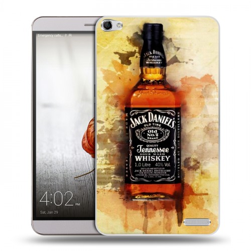 Дизайнерский пластиковый чехол для Huawei MediaPad X2 Jack Daniels