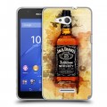 Дизайнерский пластиковый чехол для Sony Xperia E4g Jack Daniels