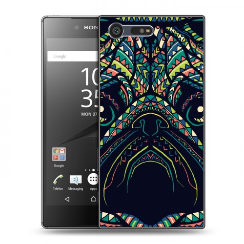 Дизайнерский пластиковый чехол для Sony Xperia X Compact Животные ацтеков