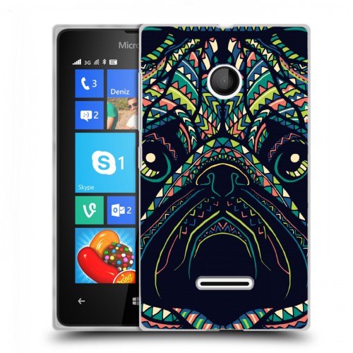 Дизайнерский пластиковый чехол для Microsoft Lumia 435 Животные ацтеков