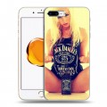 Дизайнерский пластиковый чехол для Iphone 7 Plus / 8 Plus Jack Daniels