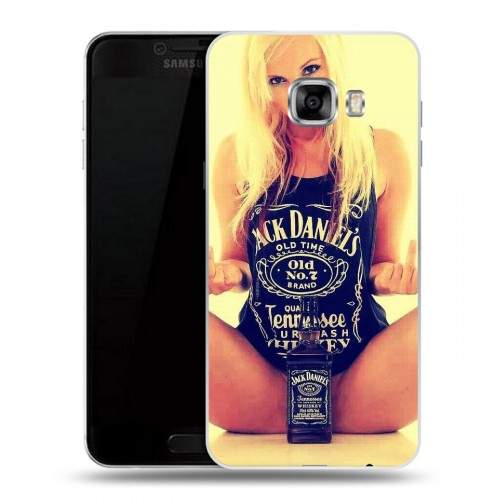 Дизайнерский пластиковый чехол для Samsung Galaxy C5 Jack Daniels