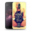 Дизайнерский силиконовый чехол для Homtom HT17 Jack Daniels