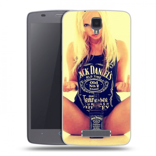 Дизайнерский силиконовый чехол для ZTE Blade L5 Jack Daniels