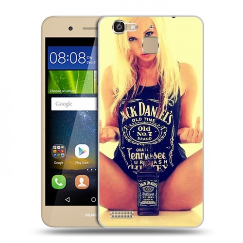 Дизайнерский пластиковый чехол для Huawei GR3 Jack Daniels