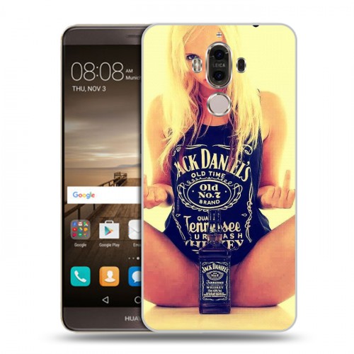 Дизайнерский пластиковый чехол для Huawei Mate 9 Jack Daniels