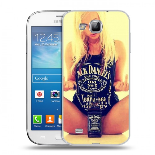 Дизайнерский пластиковый чехол для Samsung Galaxy Premier Jack Daniels