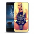 Дизайнерский пластиковый чехол для Nokia 8 Jack Daniels