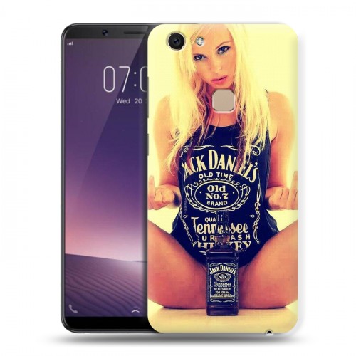 Дизайнерский пластиковый чехол для Vivo V7 Jack Daniels