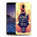 Дизайнерский пластиковый чехол для Nokia 7 Plus Jack Daniels