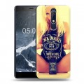 Дизайнерский пластиковый чехол для Nokia 5.1 Jack Daniels