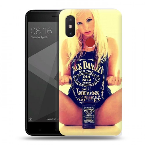 Дизайнерский пластиковый чехол для Xiaomi Mi8 SE Jack Daniels