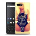 Дизайнерский пластиковый чехол для BlackBerry KEY2 Jack Daniels