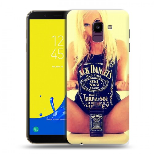 Дизайнерский пластиковый чехол для Samsung Galaxy J6 Jack Daniels