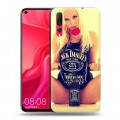 Дизайнерский пластиковый чехол для Huawei Nova 4 Jack Daniels