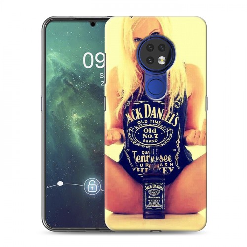 Дизайнерский силиконовый чехол для Nokia 6.2 Jack Daniels