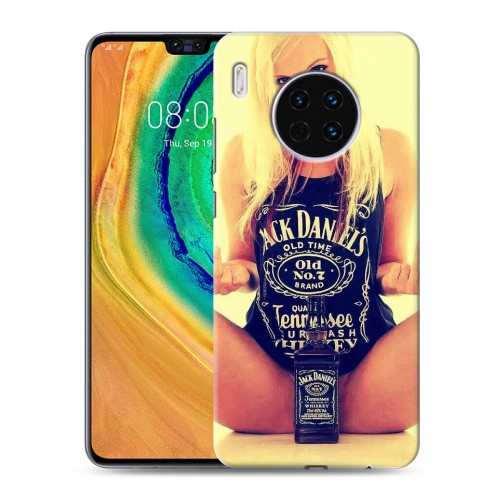 Дизайнерский пластиковый чехол для Huawei Mate 30 Jack Daniels