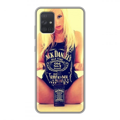 Дизайнерский силиконовый чехол для Samsung Galaxy A71 Jack Daniels