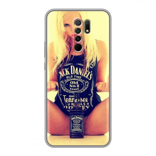 Дизайнерский силиконовый чехол для Xiaomi RedMi 9 Jack Daniels