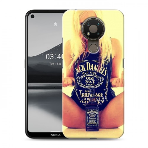 Дизайнерский пластиковый чехол для Nokia 3.4 Jack Daniels