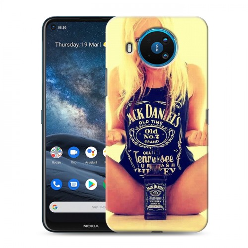 Дизайнерский силиконовый чехол для Nokia 8.3 Jack Daniels