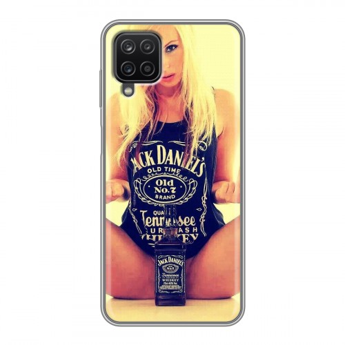 Дизайнерский пластиковый чехол для Samsung Galaxy A12 Jack Daniels