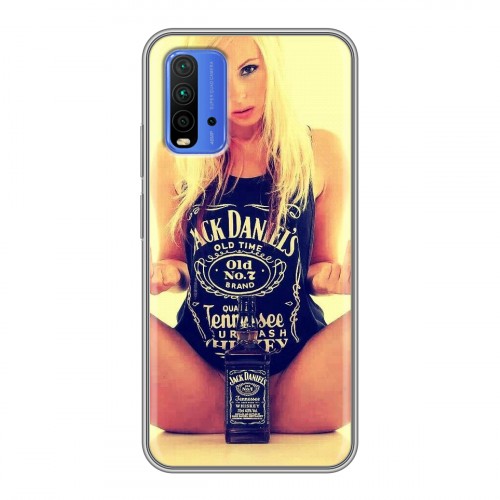 Дизайнерский силиконовый чехол для Xiaomi RedMi 9T Jack Daniels