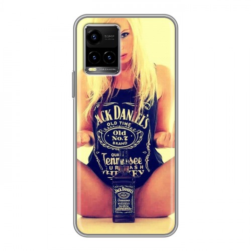 Дизайнерский силиконовый чехол для Vivo Y33s Jack Daniels