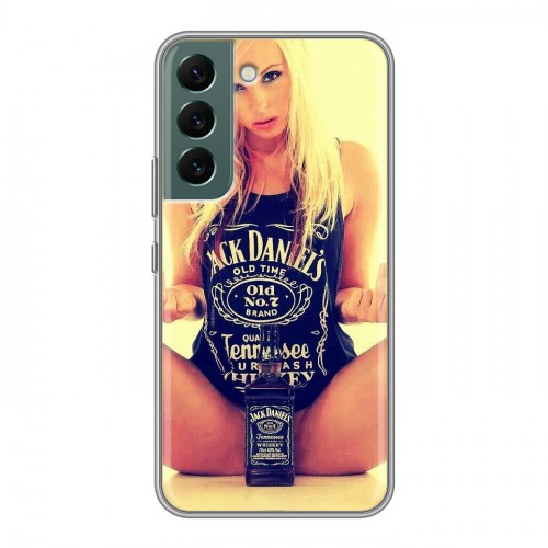 Дизайнерский силиконовый чехол для Samsung Galaxy S22 Jack Daniels