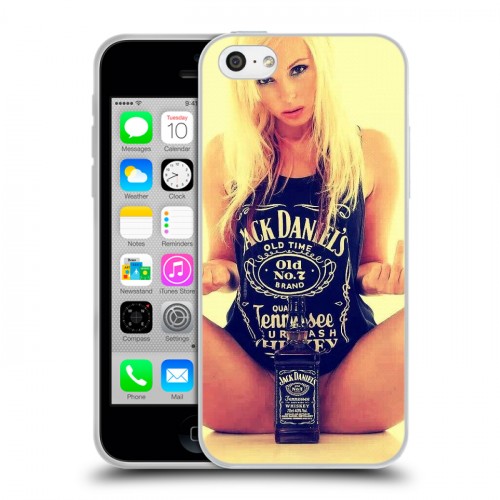 Дизайнерский пластиковый чехол для Iphone 5c Jack Daniels